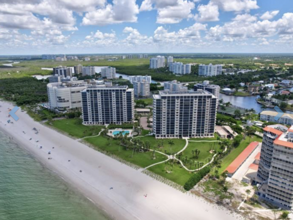 6th floor views Gulf Front of Vanderbilt Beach 3 month rental